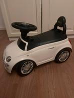 Loopauto - Fiat 500 -  creme wit, Kinderen en Baby's, Speelgoed | Buiten | Voertuigen en Loopfietsen, Ophalen, Gebruikt, Loopvoertuig