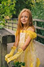Prinsessenjurk - Belle jurk - Rode cape maat 86 tm 152, Kinderen en Baby's, Carnavalskleding en Verkleedspullen, Nieuw, Meisje