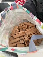 Houten Bouwstenen - Zak vol!, Ophalen of Verzenden, Gebruikt, Overige merken