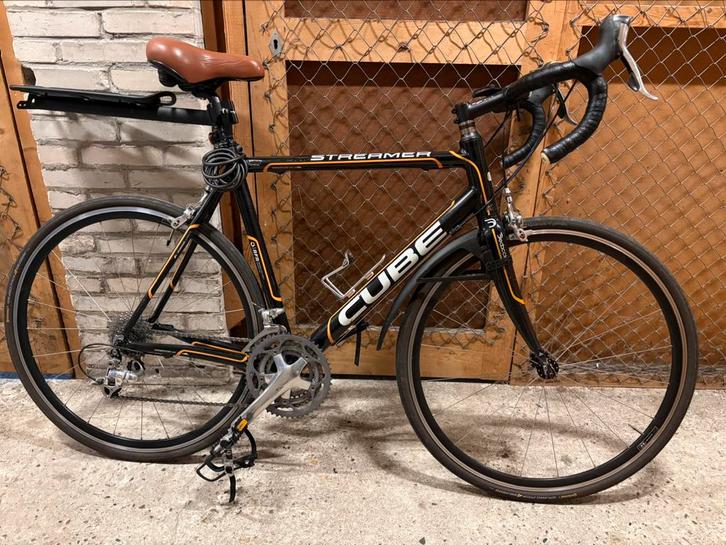Cube streamer, ultegra groep, aluminium frame, maat M/L, Fietsen en Brommers, Fietsen | Racefietsen, Zo goed als nieuw, Heren