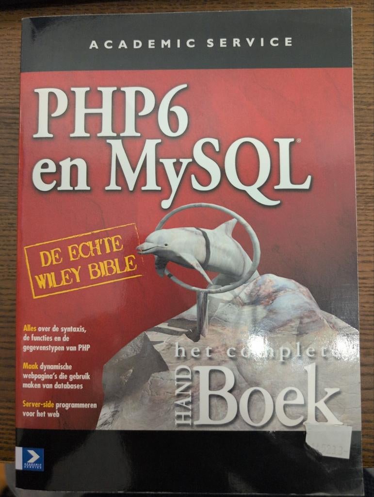 PHP en MySQL boek, Ophalen of Verzenden, Gelezen, Programmeertaal of Theorie, Steve Suehring, Tim Converse, Joyce Park