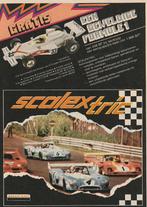retro reclame 1970 Meccano Scalextric speelgoed racewagens, Verzenden, Overige typen