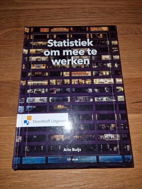Statistiek om mee te werken theorie boek hardcover!, Boeken, Schoolboeken, Nieuw, Ophalen of Verzenden