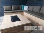 NIEUW: Vuurtafel / Inbouwbrander salontafel blok rechthoek!, Info@hout-art.nl, Nieuw, Ophalen of Verzenden, Hoeves 3 in Schijndel