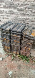 Gebruikte dakpannen - Zwart, Doe-het-zelf en Verbouw, Dakpannen en Dakbedekking, Ophalen, Gebruikt, Steen of Klei, Zwart