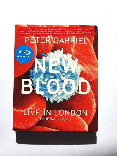 Peter Gabriel - New Blood Live In London 3D (3 disc), Cd's en Dvd's, Blu-ray, Muziek en Concerten, 3D, Ophalen of Verzenden