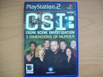 CSI: 3 Dimensions Of Murder (Met boekje!) PlayStation 2, Spelcomputers en Games, Games | Sony PlayStation 2, Puzzel en Educatief