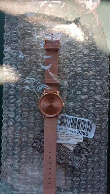 Oozoo Rose Horloge - Nieuw met Leren Bandje beschikbaar voor biedingen