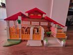 Playmobil paardenstal/ manege met tribune en buitenbak, Ophalen, Zo goed als nieuw