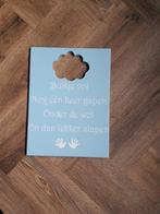 Leuk tekstbord voor baby/kinderkamer, Ophalen, Zo goed als nieuw