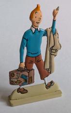 Kuifje met koffer, Ophalen of Verzenden, Kuifje, Zo goed als nieuw, Beeldje of Figuurtje