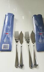 Vis vork mes Abert Victory nieuw rondfilet vintage, Ophalen of Verzenden, Zo goed als nieuw, Rvs of Chroom