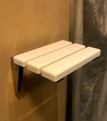 Inklapbaar douchekrukje roestvrijstaal