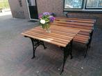 Gietijzer tuinset, Ophalen, Zo goed als nieuw, Overige materialen, Bank