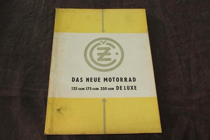 CZ 125cc 175cc 250cc de luxe 1968 duits instructie boekje, Motoren, Handleidingen en Instructieboekjes, Overige merken, Ophalen of Verzenden
