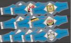 reeks  6955  bier soorten   1-10    sigarenbandjes, Verzenden, Sigarenbandjes