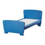 IKEA Mammut kinderbed Blauw, Kinderen en Baby's, Kinderkamer | Bedden, Gebruikt, Matras, 160 tot 180 cm, 85 tot 100 cm