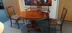 Mooie vintage set, tafel met bank en 2 stoeltjes, Ophalen