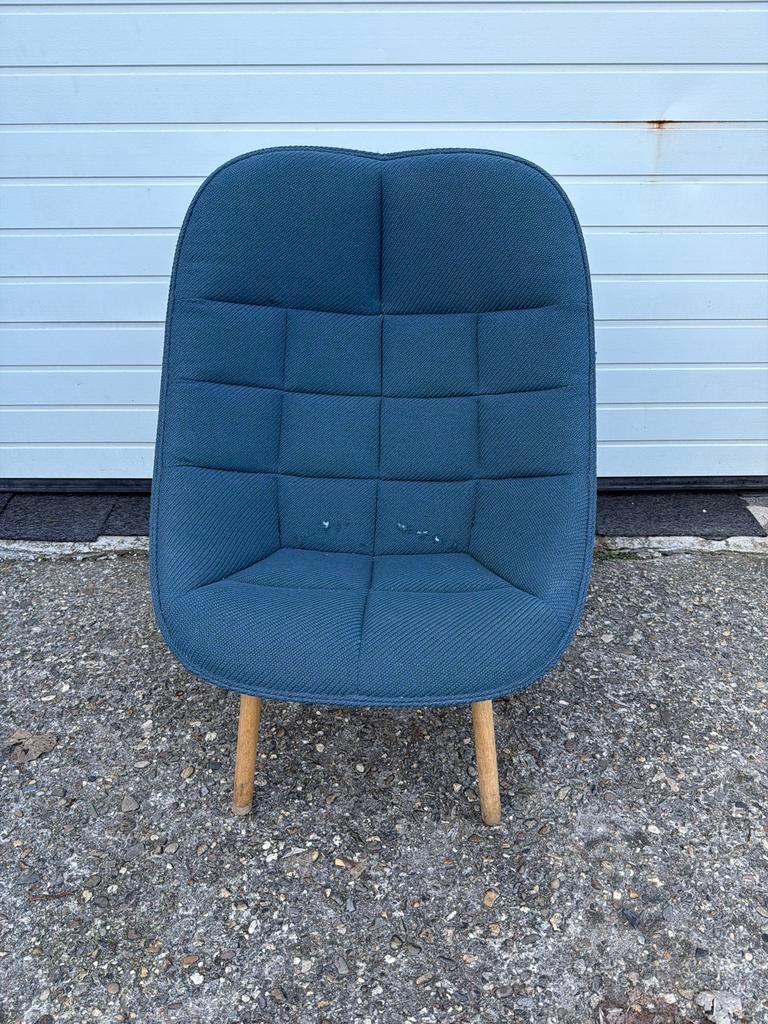 Hay Uchiwa Fauteuil gebruikt, Huis en Inrichting, Fauteuils, Ophalen, Gebruikt, Hout, 75 tot 100 cm
