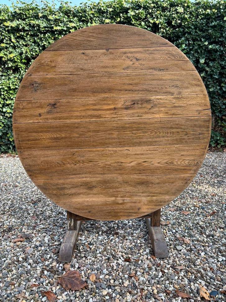 Frans eiken wijntafel antiek, Antiek en Kunst, Antiek | Meubels | Tafels, Ophalen