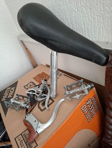 Div.Campagnolo Zeus Cinelli Mafac racefiets pista onderdelen beschikbaar voor biedingen