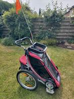Chariot fietskar 1 p met veel toebehoren, Fietsen en Brommers, Fietsaccessoires | Aanhangers en Karren, Gebruikt, Opvouwbaar, Kinderkar