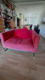 Comfortabele fauteuil- b&b italia - rood, Ophalen, Gebruikt, 75 tot 100 cm, Metaal