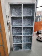 Boekenkast, vakkenkast, kubuskast 10 vaks, Ophalen, Met plank(en), Gebruikt, 50 tot 100 cm