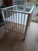 Babybox wit, Kinderen en Baby's, Boxen, Ophalen, Gebruikt, Vierkant, In hoogte verstelbaar