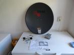 Triax TDS 64 Schotel antraciet, zgan, Ophalen of Verzenden, Zo goed als nieuw, (Schotel)antenne, Overige merken