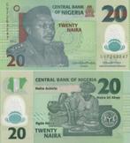 NIGERIA 2022 20 naira #34r UNC polymer, Postzegels en Munten, Bankbiljetten | Afrika, Verzenden, Nigeria