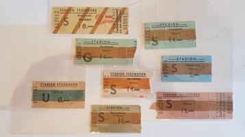 Gezocht: Oude Feyenoord kaartjes tickets.  beschikbaar voor biedingen