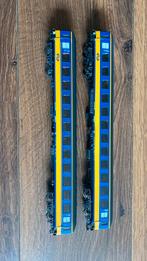 Roco ICK-rijtuigen–NS 1e& 2e klas–Geel/Blauw–ICK-stam A+B, Gelijkstroom, Wagon, Ophalen of Verzenden, Roco