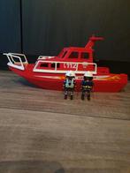 Playmobil Brandweerboot met Figuren, Ophalen, Gebruikt