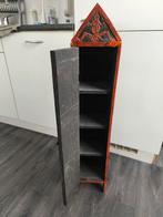 Koloniaal houten opbergkastje - 95cm hoog, Ophalen