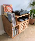 Massief houten platenkast | Stevie, Ophalen of Verzenden, Nieuw