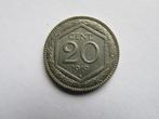 Italie 20 centesimi 1919 KM58 prachtig plus, Ophalen of Verzenden, Italië, Losse munt