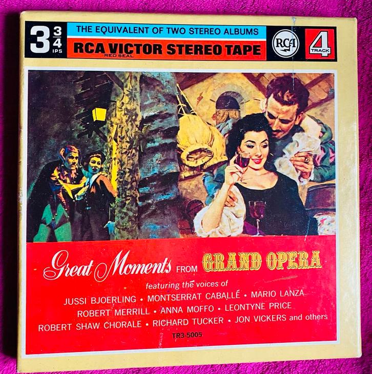 Grand Opera - 4 Track Stereo Tape, Cd's en Dvd's, Cassettebandjes, Gebruikt, Voorbespeeld, Klassiek, 1 bandje, Verzenden