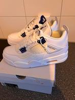 Air Jordan 4 Retro Metallic Purple – Maat 41, Ophalen, Wit, Nieuw, Sneakers of Gympen