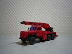 Wiking Magirus Uranus Kw16 brandweer kraan. zwart/rode versi, Ophalen of Verzenden, Gebruikt, Bus of Vrachtwagen, Wiking