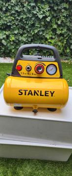 STANLEY AIR COMPRESSOR, Doe-het-zelf en Verbouw, Compressors, 6 tot 10 bar, Ophalen of Verzenden, Zo goed als nieuw, Minder dan 200 liter/min