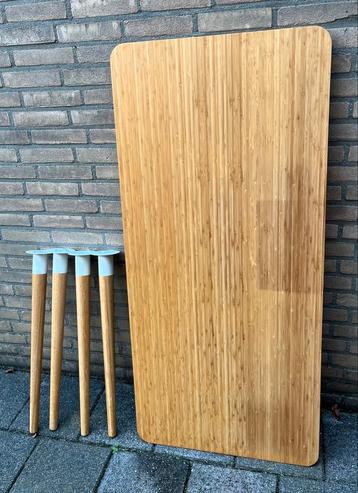Ikea Hilver Tafelblad + Poten (145 x 65 x 70) beschikbaar voor biedingen