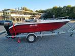 Vis/consoleboot Elan GT495F met Suzuki 90 PK, Watersport en Boten, Gebruikt, Ophalen, 70 pk of meer, 3 tot 6 meter