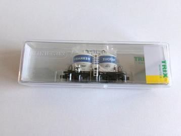 Minitrix 15955 Stofcontainerwagon Franken Zucker (in ovp) beschikbaar voor biedingen