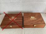 2 x grote luxe houten 12-vaks THEEZAKJESDOOS, izgs, Ophalen of Verzenden