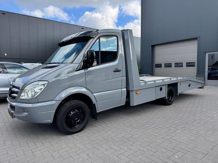 Mercedes-Benz Sprinter 518 3.0 V6 Oprijwagen Autotransporter, Auto's, Bestelauto's, Bedrijf, Te koop, ABS, Airconditioning, Alarm