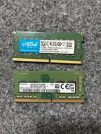 16GB (2x8GB) DDR4 3200MHz Crucial & Samsung RAM, Computers en Software, RAM geheugen, Gebruikt, DDR4, 8 GB, Ophalen of Verzenden