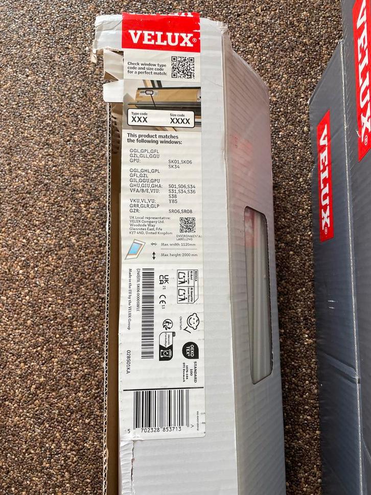 Velux Rolhor ZIL SKO6 Nieuw in verpakking met klein deukje, Doe-het-zelf en Verbouw, Deuren en Horren, Nieuw, Overige typen, Minder dan 200 cm