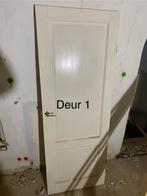 Massief houten paneeldeuren, Ophalen, Gebruikt, 80 tot 100 cm, Binnendeur