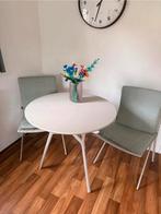 Tribu bistro set - tafel met 4 stoelen, Ophalen, Zo goed als nieuw, Rond, Aluminium